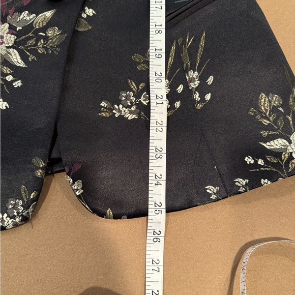 Zara Basic Jacquard Tuxedo Blazer - Size X-Small - Picture 14 of 16